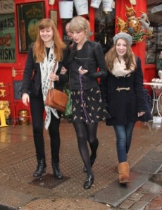 Taylor Swift and Phoebe on Portobello Road, London, UK
