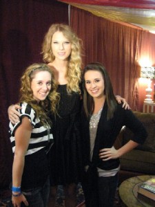 Megan and Liz with Taylor Swift