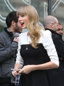 Taylor Swift Promotes Her New Album In Paris